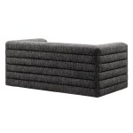 Relle Channel Tufted Boucle Upholstered Loveseat - Image 6
