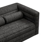 Relle Channel Tufted Boucle Upholstered Loveseat - Image 8