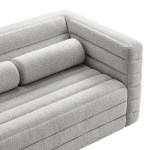 Relle Channel Tufted Boucle Upholstered Loveseat - Image 17