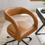 Pinnacle Vegan Leather Office Chair - Image 37
