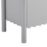 Emmeline 35" 2-Door Scalloped Sideboard Cabinet - Image 8