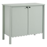 Emmeline 35" 2-Door Scalloped Sideboard Cabinet - Image 11