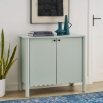 Emmeline 35" 2-Door Scalloped Sideboard Cabinet - Image 18