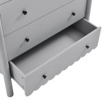 Emmeline Scalloped 5-Drawer Chest - Image 3