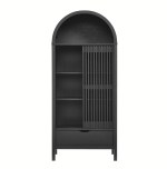 Vaughn 71" Arched Storage Display Cabinet - Image 6
