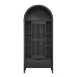 Vaughn 71" Arched Storage Display Cabinet - Image 7