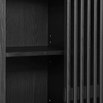 Vaughn 71" Arched Storage Display Cabinet - Image 9