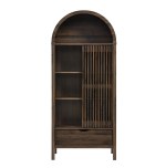 Vaughn 71" Arched Storage Display Cabinet - Image 16