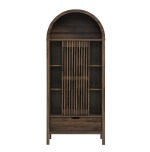 Vaughn 71" Arched Storage Display Cabinet - Image 17