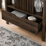 Vaughn 71" Arched Storage Display Cabinet - Image 21