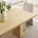 Piston 82" Rectangular Wood Dining Table - Image 2