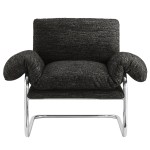 Ansel Boucle Fabric Accent Chair - Image 7