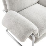 Ansel Boucle Fabric Accent Chair - Image 17