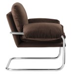 Ansel Performance Velvet Accent Chair - Image 5
