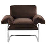 Ansel Performance Velvet Accent Chair - Image 7