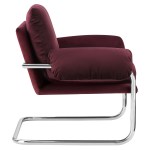 Ansel Performance Velvet Accent Chair - Image 14