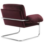 Ansel Performance Velvet Accent Chair - Image 15