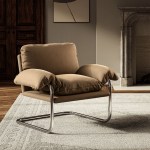 Ansel Performance Velvet Accent Chair - Image 27