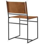 Thatcher Leather and Metal Dining Chair - Image 5