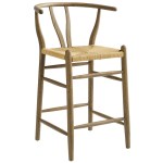 Amish Wood Counter Stool - Image 9
