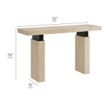 Piston 52" Rectangular Wood Console Table - Image 3