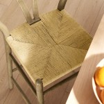 Amish Wood Bar Stool - Image 2