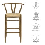 Amish Wood Bar Stool - Image 10