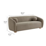Holland 85" Chenille Fabric Sofa - Image 24