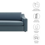 Liora Performance Velvet Sofa - Image 13
