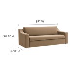Liora Performance Velvet Sofa - Image 30