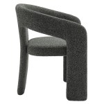 Oslo Barrel Fabric Upholstered Dining Accent Chair - Image 7