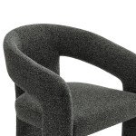 Oslo Barrel Fabric Upholstered Dining Accent Chair - Image 3