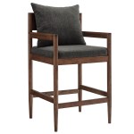 Remington Wood Counter Stool - Image 8