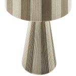 Renae Handwoven Cotton Thread Striped Table Lamp - Image 51