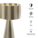 Renae Handwoven Cotton Thread Striped Table Lamp - Image 48