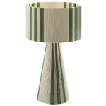 Gia Handwoven Cotton Thread Striped or Plain Table Lamp - Image 14