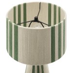 Gia Handwoven Cotton Thread Striped or Plain Table Lamp - Image 16