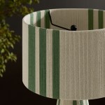 Gia Handwoven Cotton Thread Striped or Plain Table Lamp - Image 19