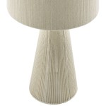 Gia Handwoven Cotton Thread Striped or Plain Table Lamp - Image 51