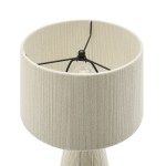 Gia Handwoven Cotton Thread Striped or Plain Table Lamp - Image 52