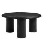 Mavina Round Mango Wood Coffee Table - Image 2
