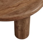 Mavina Round Mango Wood Coffee Table - Image 14