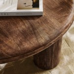 Mavina Round Mango Wood Coffee Table - Image 17