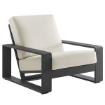 Lirienne Outdoor Patio Aluminum Armchair - Image 8