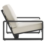 Lirienne Outdoor Patio Aluminum Armchair - Image 7
