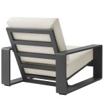 Lirienne Outdoor Patio Aluminum Armchair - Image 5