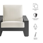 Lirienne Outdoor Patio Aluminum Armchair - Image 9