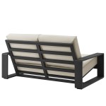 Lirienne Outdoor Patio Aluminum Loveseat - Image 14