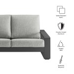 Lirienne Outdoor Patio Aluminum Loveseat - Image 29