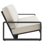 Lirienne Outdoor Patio Aluminum Sofa - Image 7